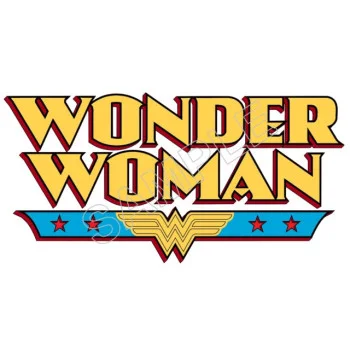 Wonder Woman Logo DTF Iron on Transfer - Ready to Press #7