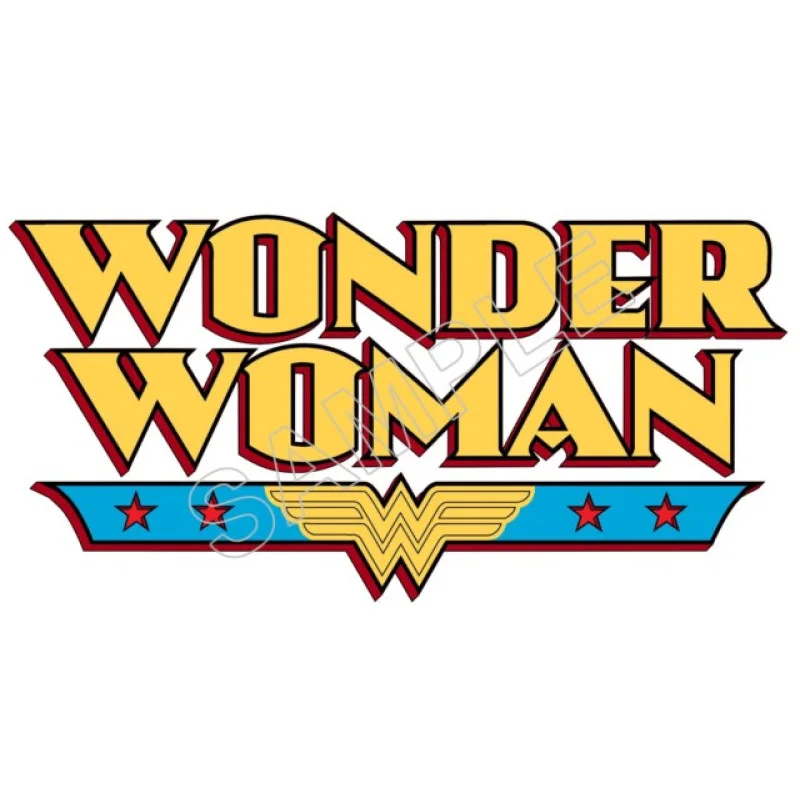Wonder Woman Logo DTF Iron on Transfer - Ready to Press #7 Wonder Woman Logo DTF Iron on Transfer - Ready to Press #7