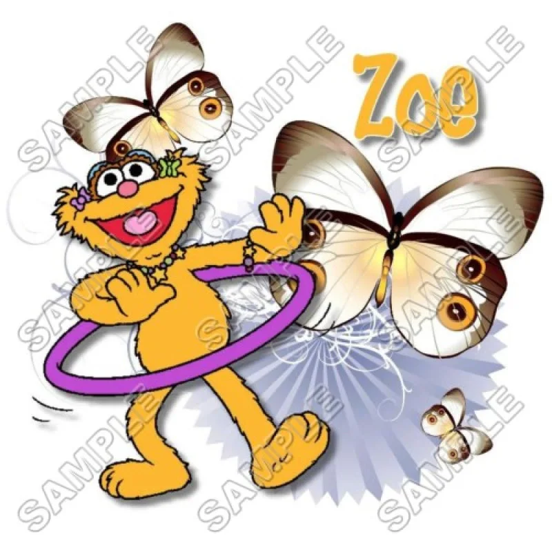 Zoe Sesame street DTF Iron on Transfer - Ready to Press #11 Zoe Sesame street DTF Iron on Transfer - Ready to Press #11