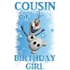 Frozen Family Member Birthday DTF Iron on Transfer - Ready to Press Frozen Family Member Birthday DTF Iron on Transfer - Ready to Press