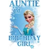 Frozen Family Member Birthday DTF Iron on Transfer - Ready to Press Frozen Family Member Birthday DTF Iron on Transfer - Ready to Press