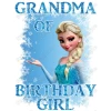 Frozen Family Member Birthday DTF Iron on Transfer - Ready to Press Frozen Family Member Birthday DTF Iron on Transfer - Ready to Press
