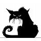 Black Cat  Iron On Transfer Vinyl  HTV (by www.kraftyme.com)