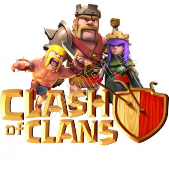 Clash of  Clans T shirt  Iron On Transfer Decal N4 (by www.kraftyme.com)