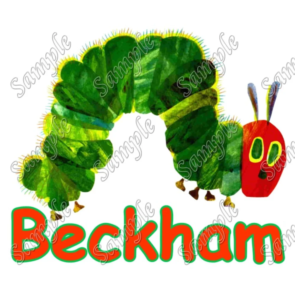 Hungry Caterpillar Birthday Personalized Custom DTF Iron on Transfer ...