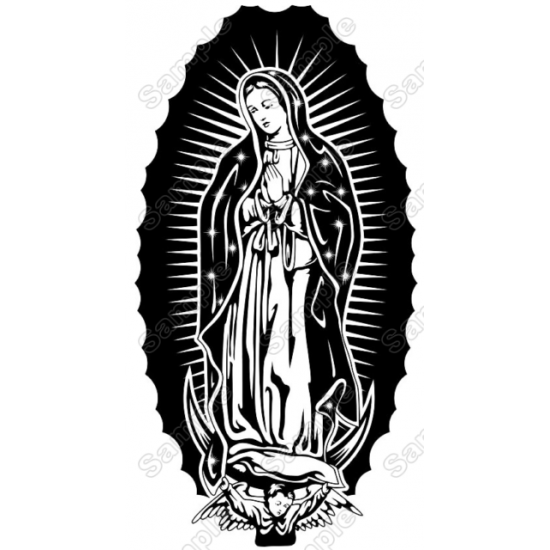 Our Lady of Guadalupe  Iron On Transfer Vinyl HTV (by www.kraftyme.com)